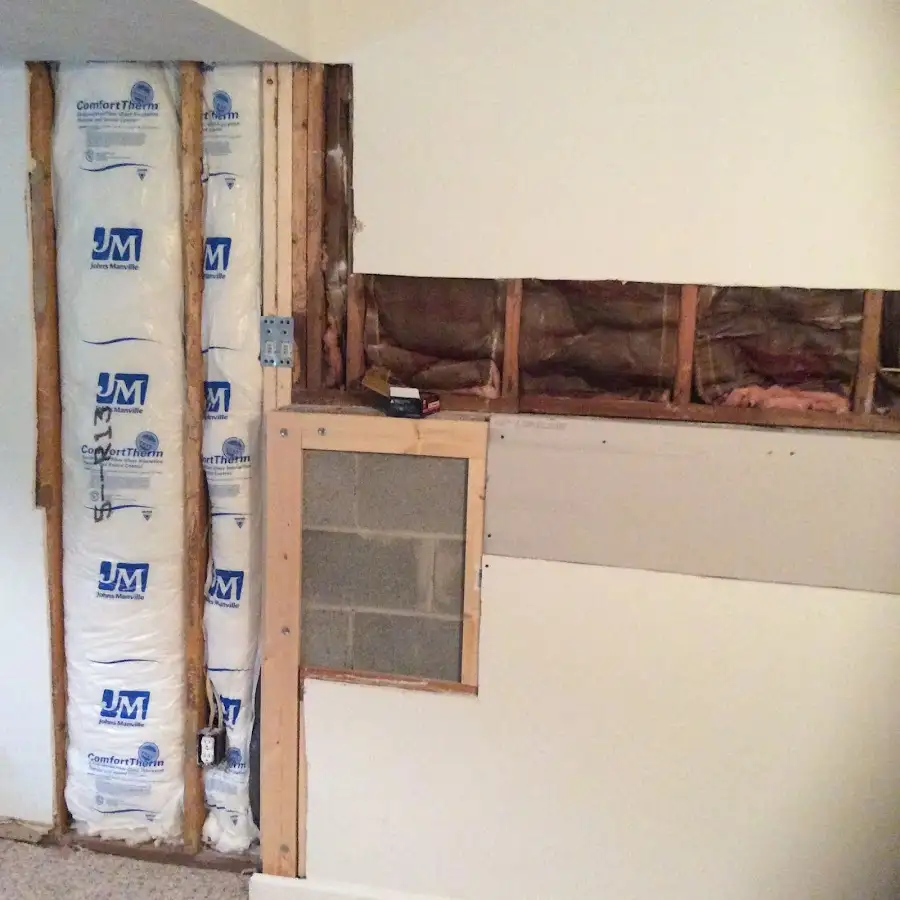 Wall insulation replacement during Contents Cleaning & Restoration in Silver Springs Shores